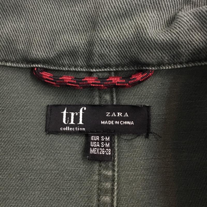 ザラティーアールエフ ZARA TRF ジャケット、上着 ジャンパー、ブルゾン 無地 カーキ / カーキ / レディース USED 古着 中古 10063817
