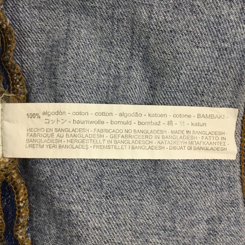 ザラ ZARA ジャケット、上着 ジャケット、ブレザー TRFDENIM デニムジャケット Gジャン S 無地 インディゴ / インディゴ / レディース USED 古着 中古 10063822