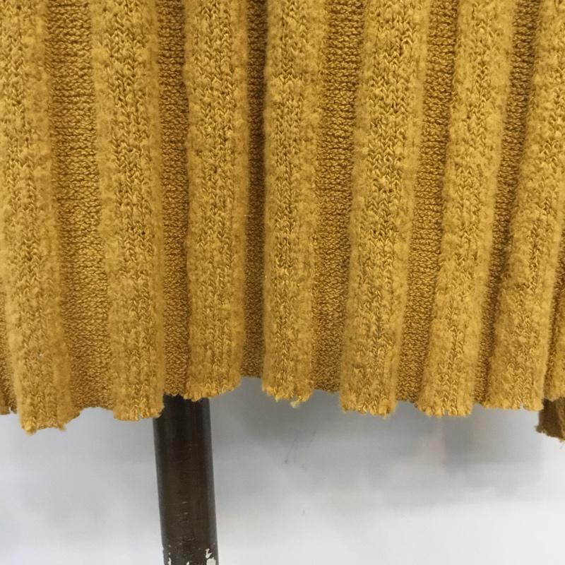 ザラ ZARA TRAFALUC ニット、セーター 長袖 M 無地 マスタード / マスタード / レディース USED 古着 中古 10063827