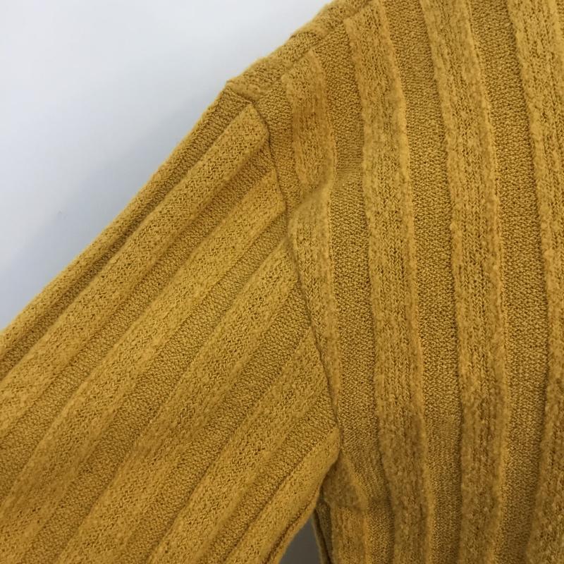 ザラ ZARA TRAFALUC ニット、セーター 長袖 M 無地 マスタード / マスタード / レディース USED 古着 中古 10063827