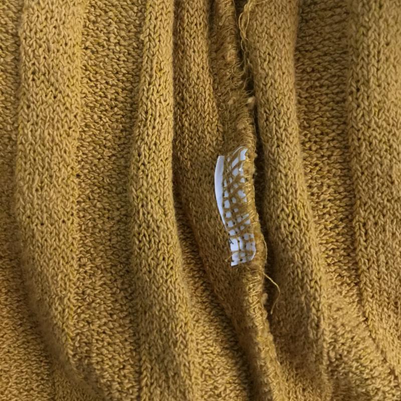 ザラ ZARA TRAFALUC ニット、セーター 長袖 M 無地 マスタード / マスタード / レディース USED 古着 中古 10063827