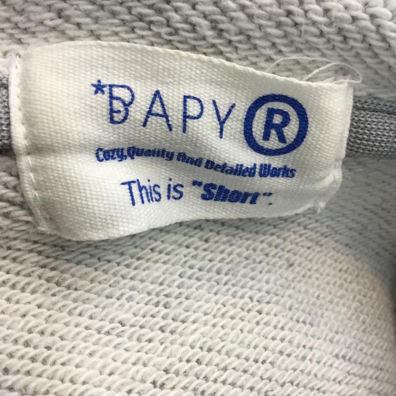 ベイピー BAPY パーカー 長袖 ジップパーカー S 灰 / グレー / レディース USED 古着 中古 10063854