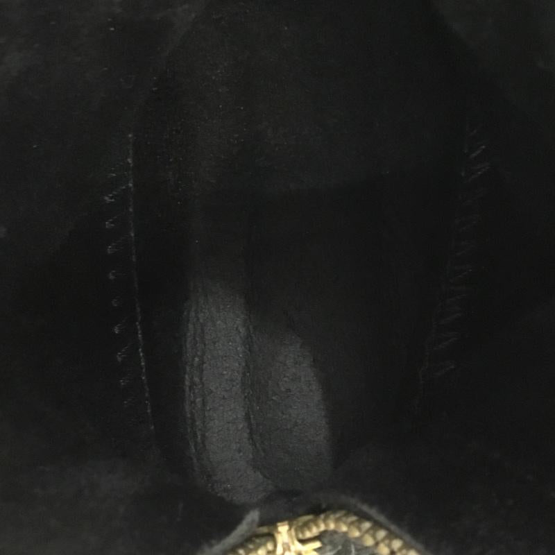 ミネトンカ Minnetonka ブーツ ショートブーツ 299 ハイトップバックジップブーツ フリンジ 無地 黒 / ブラック / レディース USED 古着 中古 10063881