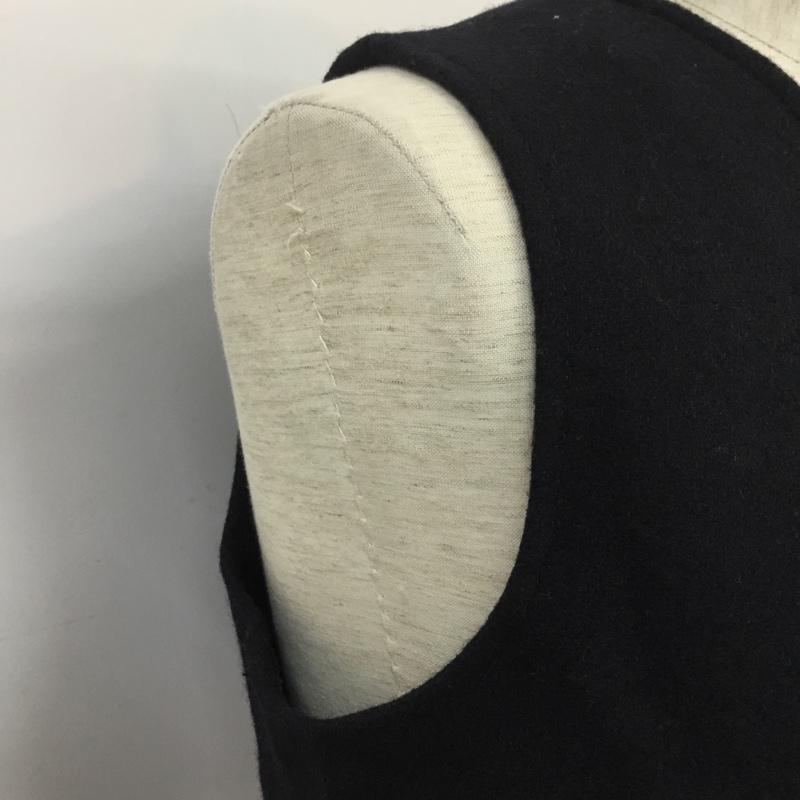 ジョンソン ウーレン ミルズ Johnson Woolen Mills ベスト ベスト VB2-73 ウール XS 無地 紺 / ネイビー / メンズ USED 古着 中古 10063909