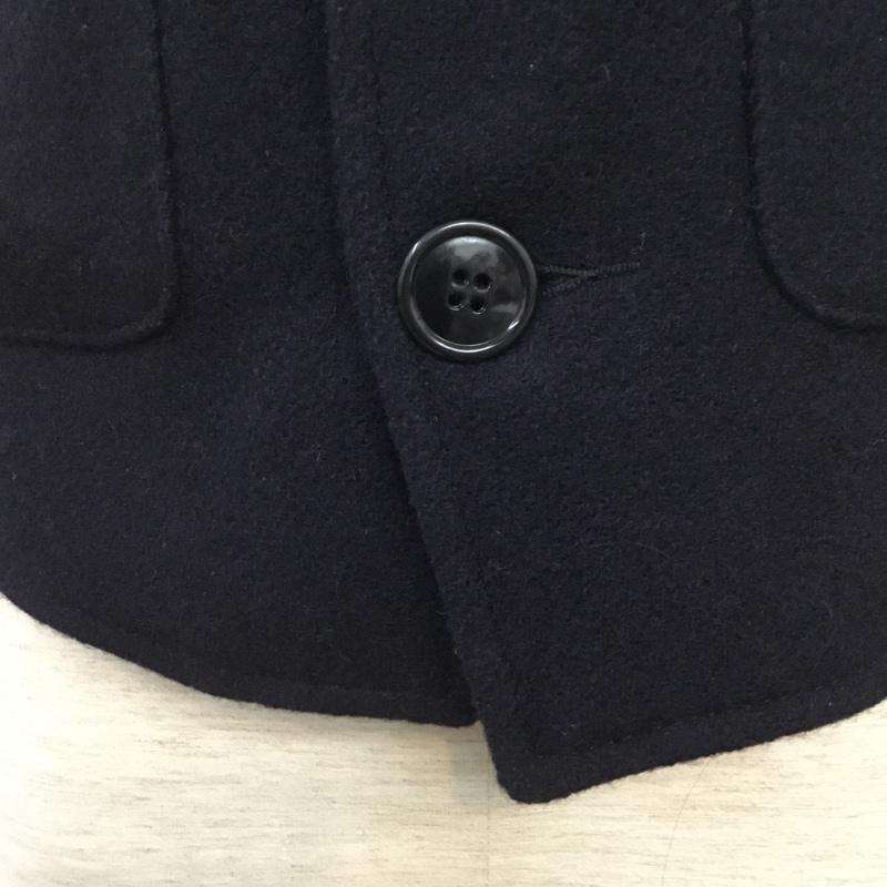 ジョンソン ウーレン ミルズ Johnson Woolen Mills ベスト ベスト VB2-73 ウール XS 無地 紺 / ネイビー / メンズ USED 古着 中古 10063909