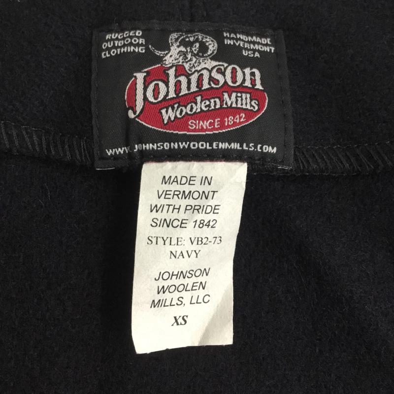 ジョンソン ウーレン ミルズ Johnson Woolen Mills ベスト ベスト VB2-73 ウール XS 無地 紺 / ネイビー / メンズ USED 古着 中古 10063909