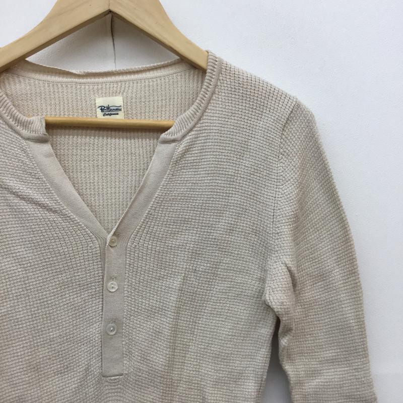 ロンハーマン Ron Herman ニット、セーター 長袖 リブサーマルニット XS アイボリー / アイボリー / レディース USED 古着 中古 10063933