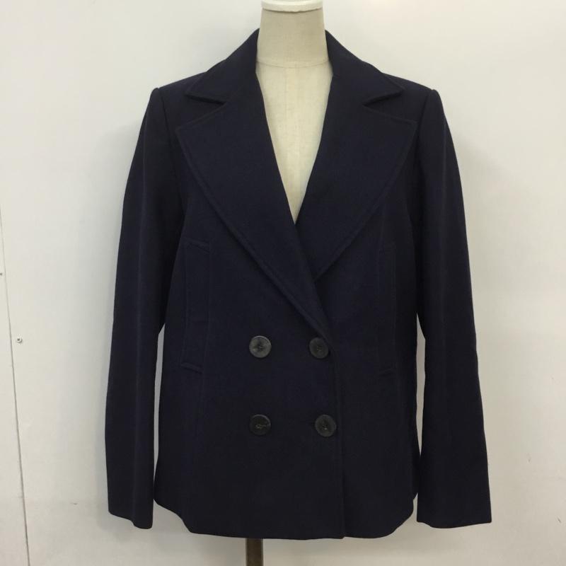 ザラベーシック ZARA BASIC ジャケット、上着 ジャケット、ブレザー 7706 274 401 Pコート XS 無地 紺 / ネイビー / レディース USED 古着 中古 10063967