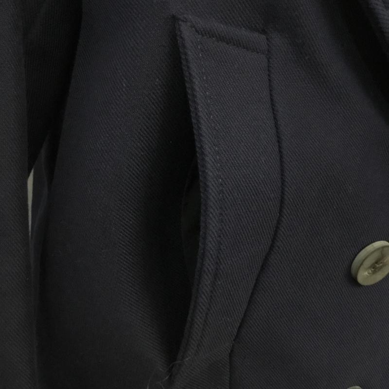 ザラベーシック ZARA BASIC ジャケット、上着 ジャケット、ブレザー 7706 274 401 Pコート XS 無地 紺 / ネイビー / レディース USED 古着 中古 10063967