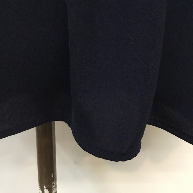 ザラベーシック ZARA BASIC シャツ、ブラウス 長袖 3666 177 401 ハーフジップ プルオーバー XS 無地 紺 / ネイビー / X えんじ / ワインレッド / レディース USED 古着 中古 10063968