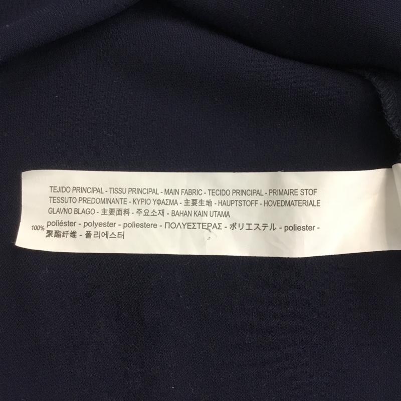 ザラベーシック ZARA BASIC シャツ、ブラウス 長袖 3666 177 401 ハーフジップ プルオーバー XS 無地 紺 / ネイビー / X えんじ / ワインレッド / レディース USED 古着 中古 10063968