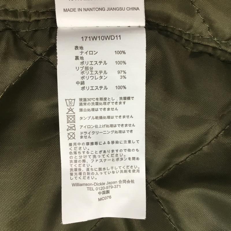 ディッキーズ Dickies ジャケット、上着 ジャンパー、ブルゾン 171W10WD11 中綿 MA-1 M 無地 カーキ / カーキ / レディース USED 古着 中古 10063973