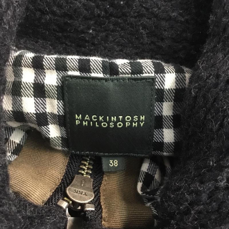 マッキントッシュフィロソフィー MACKINTOSH PHILOSOPH ジャケット、上着 ジャケット、ブレザー 4CT30-151-08 ニットジャケット 38 無地 黒 / ブラック / X ダークグレー / ダークグレー / レディース USED 古着 中古 10064041