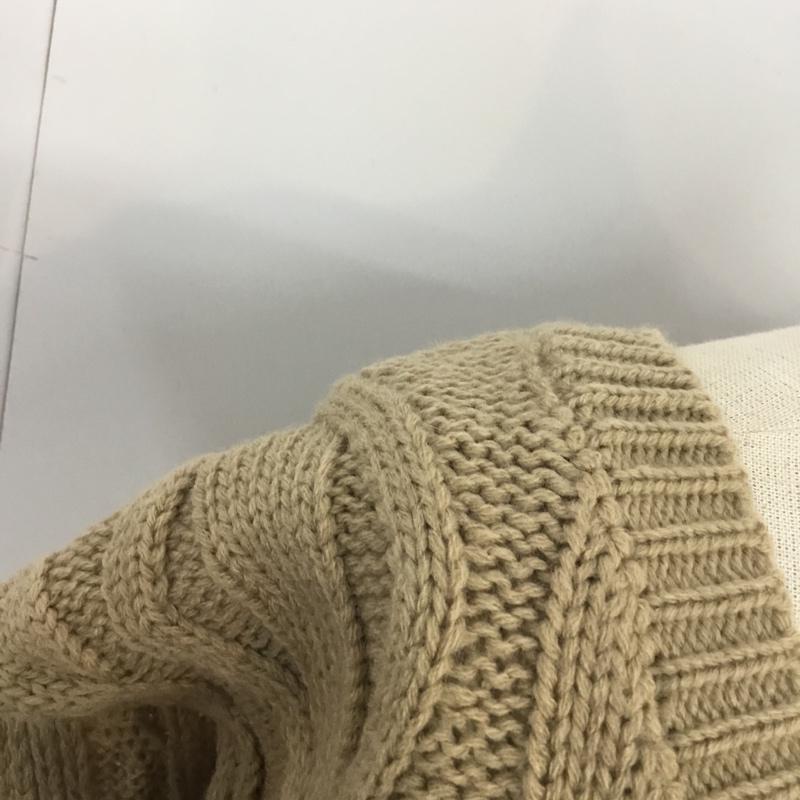 ヘザー Heather ベスト ベスト HE063426TS サイドリボン ケーブル編み プルオーバー FREE 無地 ベージュ / ベージュ / レディース USED 古着 中古 10064046