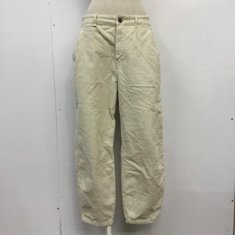 ザラ ZARA パンツ ワークパンツ、ペインターパンツ 8721 913 712 コーデュロイ 無地 白 / ホワイト / レディース USED 古着 中古 10064062