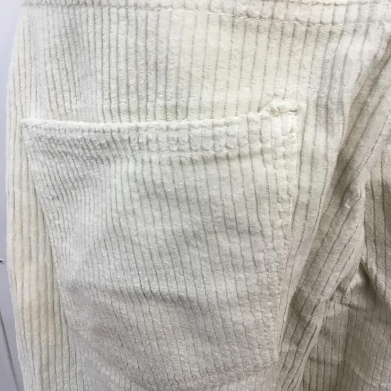 ザラ ZARA パンツ ワークパンツ、ペインターパンツ 8721 913 712 コーデュロイ 無地 白 / ホワイト / レディース USED 古着 中古 10064062