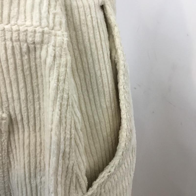 ザラ ZARA パンツ ワークパンツ、ペインターパンツ 8721 913 712 コーデュロイ 無地 白 / ホワイト / レディース USED 古着 中古 10064062