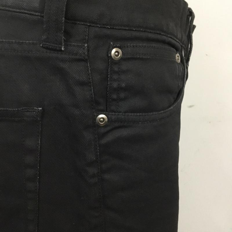 リデアル lideal パンツ デニム、ジーンズ 95243116 ストレッチ 30 無地 黒 / ブラック / メンズ USED 古着 中古 10064089