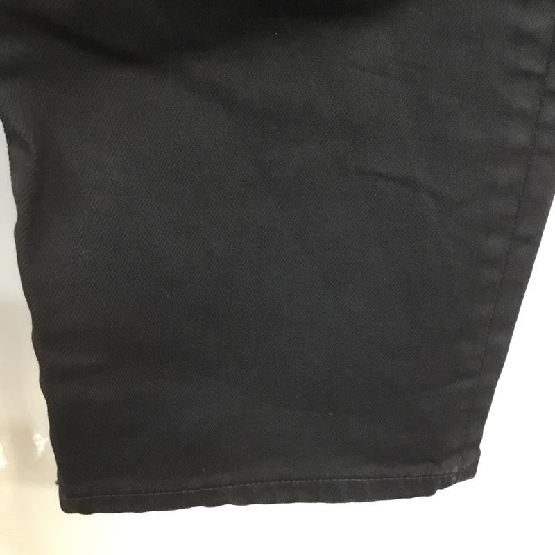 リデアル lideal パンツ デニム、ジーンズ 95243116 ストレッチ 30 無地 黒 / ブラック / メンズ USED 古着 中古 10064089