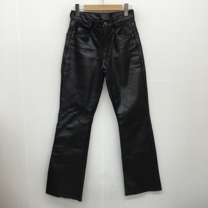 ショット schott ボトムス ボトムス レザーパンツ 28インチ 黒 / ブラック / メンズ USED 古着 中古 10064142