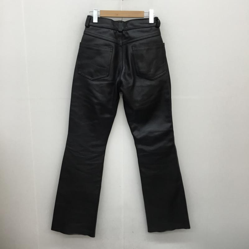 ショット schott ボトムス ボトムス レザーパンツ 28インチ 黒 / ブラック / メンズ USED 古着 中古 10064142