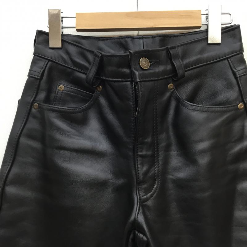 ショット schott ボトムス ボトムス レザーパンツ 28インチ 黒 / ブラック / メンズ USED 古着 中古 10064142