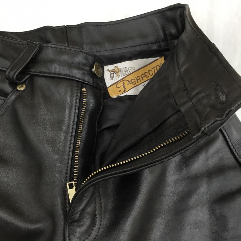 ショット schott ボトムス ボトムス レザーパンツ 28インチ 黒 / ブラック / メンズ USED 古着 中古 10064142