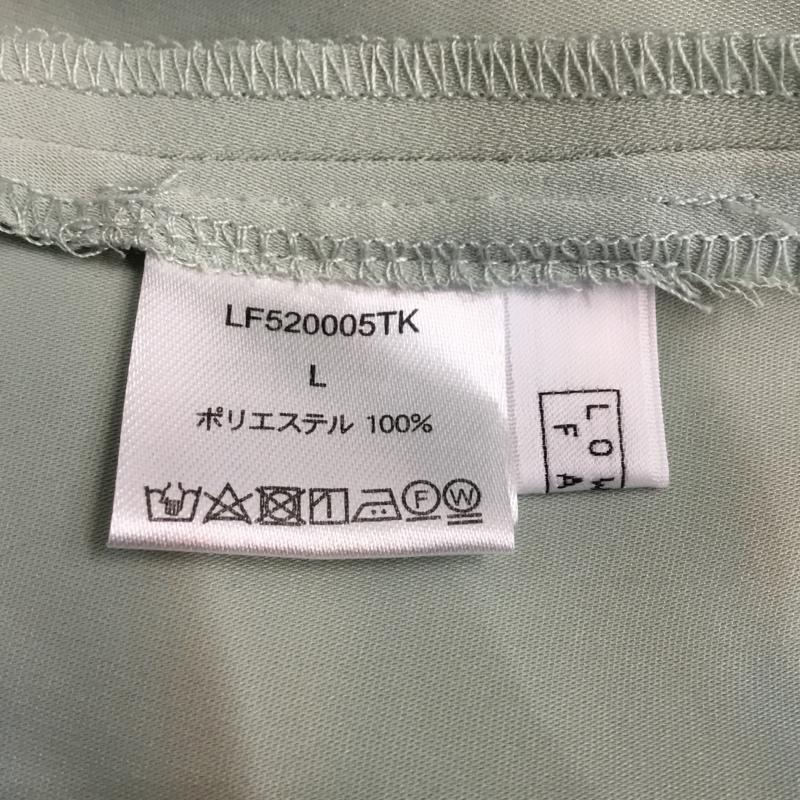 ローリーズファーム LOWRYS FARM パンツ スラックス LF520005TK センタープレスカラーフレアパンツ L 無地 薄緑 / ライトグリーン / レディース USED 古着 中古 10064188