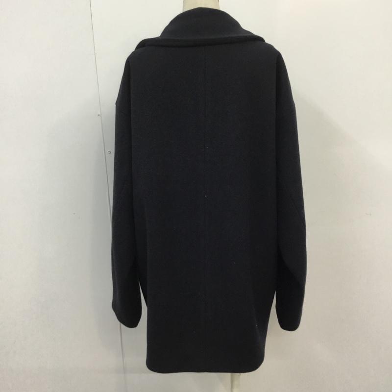 ニコアンド niko and... コート コート一般 L 無地 紺 / ネイビー / レディース USED 古着 中古 10064297
