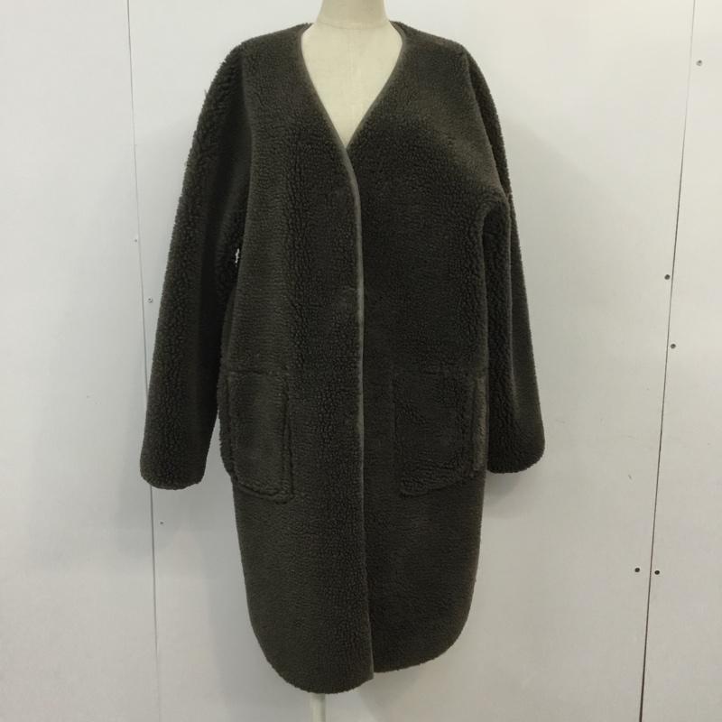 アーバンリサーチサニーレーベル URBAN RESEARCH Sonny Label コート コート一般 LA87-27T902 フェイクムートンリバーコート FREE 無地 灰 / グレー / レディース USED 古着 中古 10064306