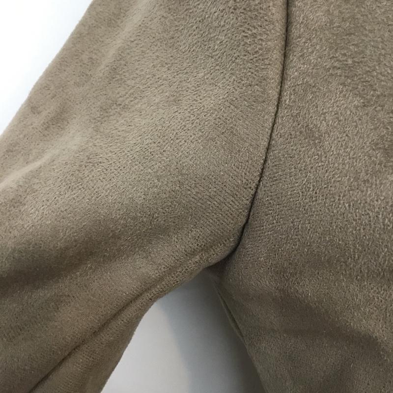 サニーレーベルアーバンリサーチ Sonny Label URBAN RESEARCH コート コート一般 SLL09-KM11004 フェイクムートンノーカラーコート 36 無地 茶 / ブラウン / レディース USED 古着 中古 10064425