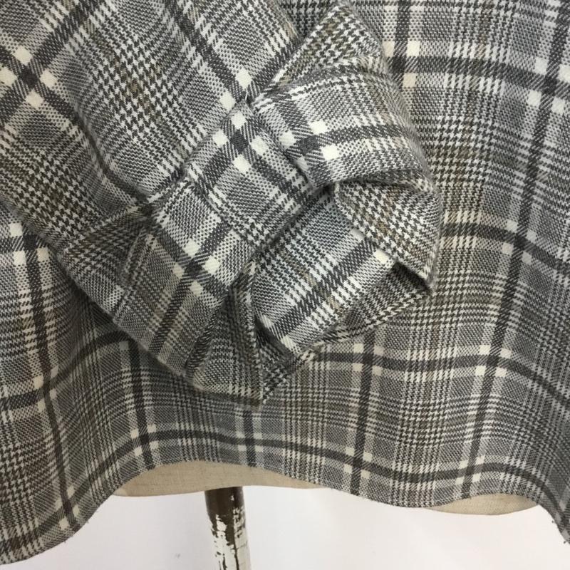 イェッカ ヴェッカ YECCA VECCA カットソー 長袖 FREE チェック アイボリー / アイボリー / レディース USED 古着 中古 10064432