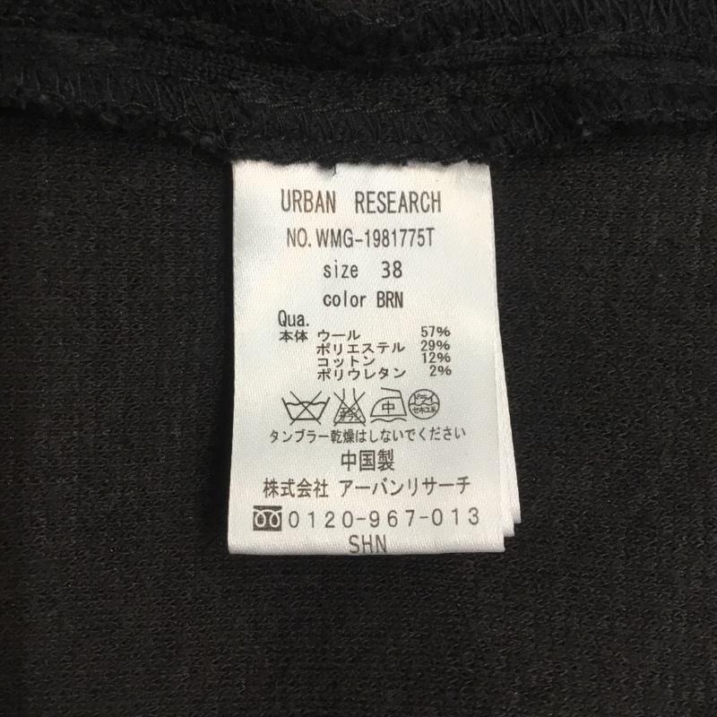 アーバンリサーチ URBAN RESEARCH ジャケット、上着 ジャケット、ブレザー WMG-1981775T ウール スタンドカラー 38 無地 黒 / ブラック / X 茶 / ブラウン / メンズ USED 古着 中古 10064539