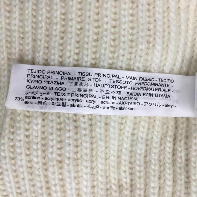 ザラ ZARA ニット、セーター 長袖 6771 130 712 レース切替 M アイボリー / アイボリー / レディース USED 古着 中古 10064547
