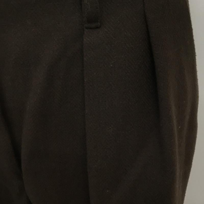 マウジー MOUSSY パンツ スラックス 010CAG30-7320 ハイウエスト タック 0 無地 茶 / ブラウン / レディース USED 古着 中古 10064559