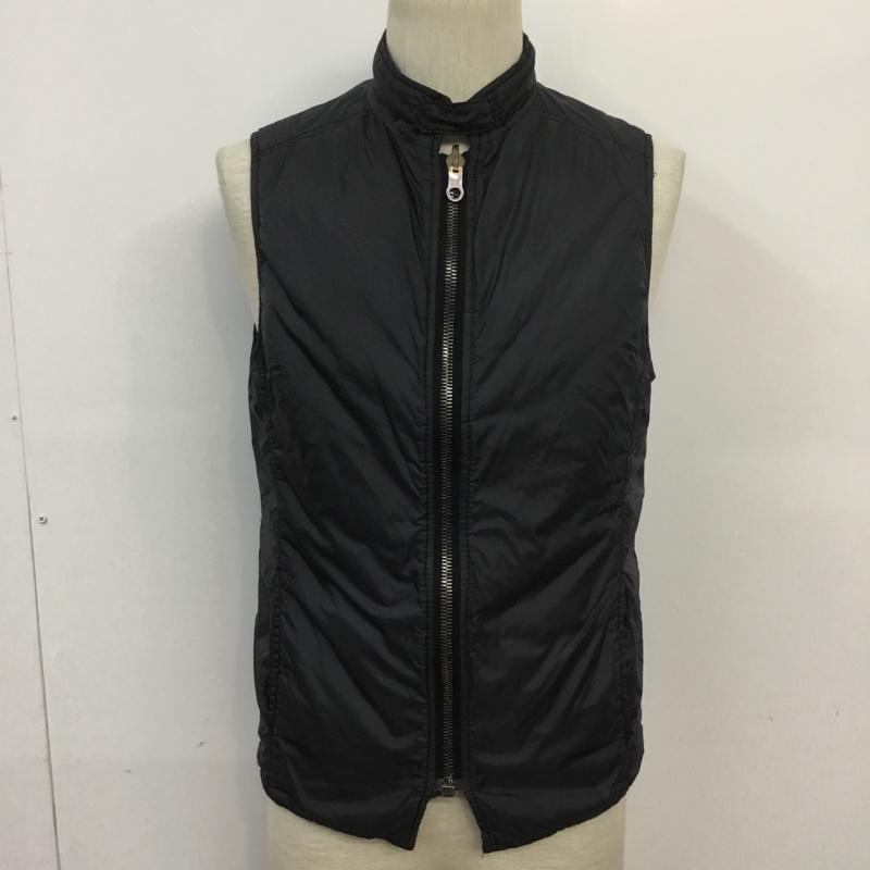 ジュンハシモト junhashimoto ベスト ベスト VST003 中綿 ジップアップ 4 無地 紺 / ネイビー / メンズ USED 古着 中古 10064575