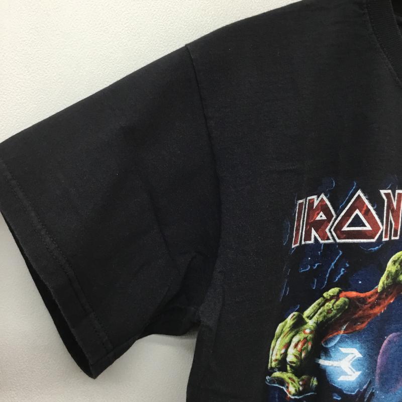 ユーズドクロージング used clothes Tシャツ 半袖 IRON MAIDEN アイアンメイデン The Final Frontier 2011 L プリント 黒 / ブラック / メンズ USED 古着 中古 10064655