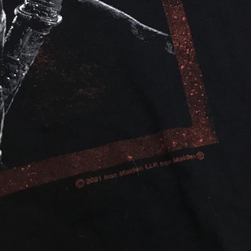 ユーズドクロージング used clothes Tシャツ 半袖 IRON MAIDEN アイアン・メイデン SENJUTSU 「戦術」 TEE L 黒 / ブラック / X 赤 / レッド / メンズ USED 古着 中古 10064656