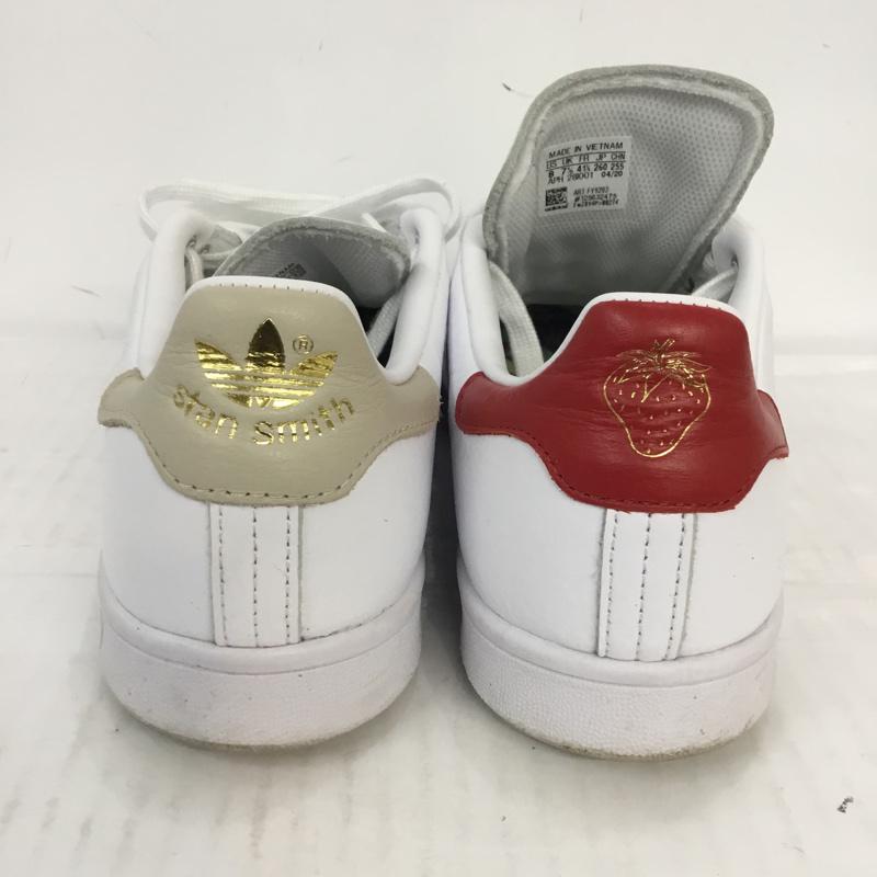 アディダス adidas スニーカー スニーカー FY9202 スタンスミス 苺 26cm 箱有 26.0cm ロゴ、文字 白 / ホワイト / X ベージュ / ベージュ / X 赤 / レッド / メンズ USED 古着 中古 10064701
