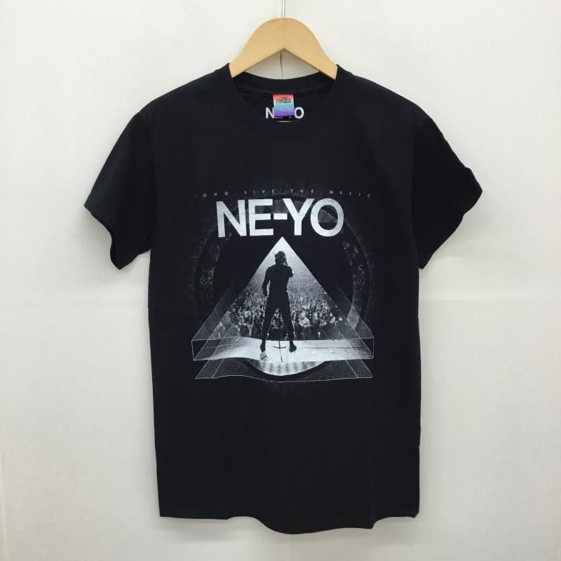 アンドエー And A Tシャツ 半袖 THE TEE ザ・ティー NE-YO ニーヨ STAGE ステージグラフィックロゴプリントT ツアーシャツ S ロゴ、文字 黒 / ブラック / メンズ USED 古着 中古 10064784