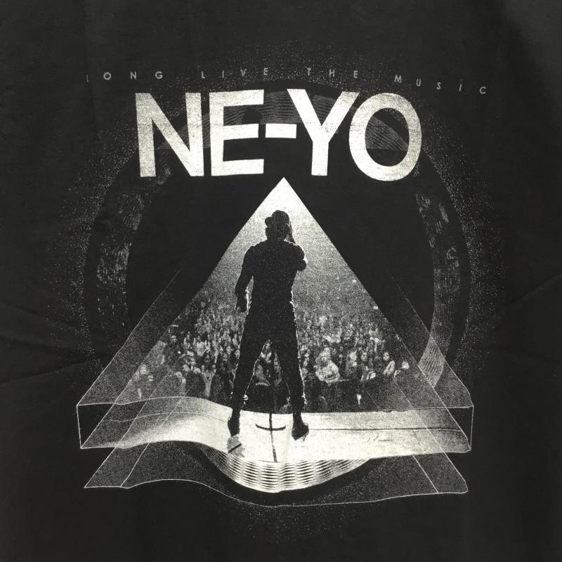 アンドエー And A Tシャツ 半袖 THE TEE ザ・ティー NE-YO ニーヨ STAGE ステージグラフィックロゴプリントT ツアーシャツ S ロゴ、文字 黒 / ブラック / メンズ USED 古着 中古 10064784