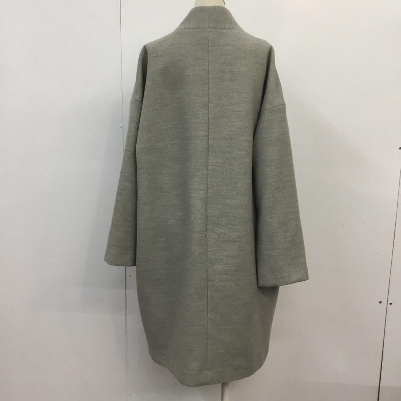 アズールバイマウジー AZUL BY MOUSSY コート コート一般 2509AW30-4017 ブルボタンコート M 無地 灰 / グレー / レディース USED 古着 中古 10064794