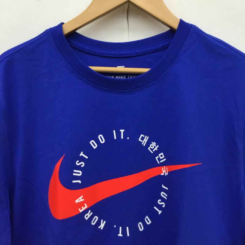 ナイキ NIKE Tシャツ 半袖 COUNTRY KOREA TEE DA8865-400 L ロゴ、文字 青 / ブルー / メンズ USED 古着 中古 10064872