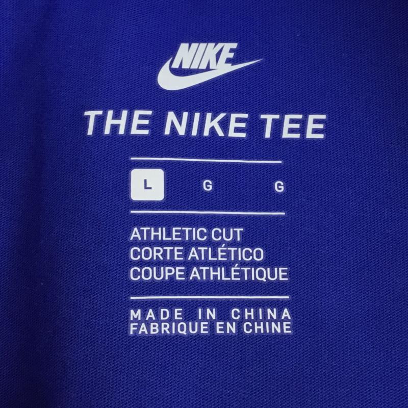 ナイキ NIKE Tシャツ 半袖 COUNTRY KOREA TEE DA8865-400 L ロゴ、文字 青 / ブルー / メンズ USED 古着 中古 10064872