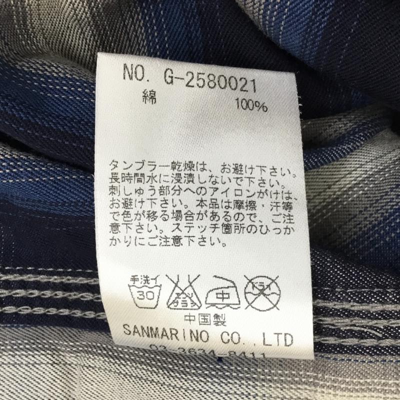 ベンデイビス BEN DAVIS シャツ、ブラウス 半袖 S チェック 青 / ブルー / メンズ USED 古着 中古 10064880