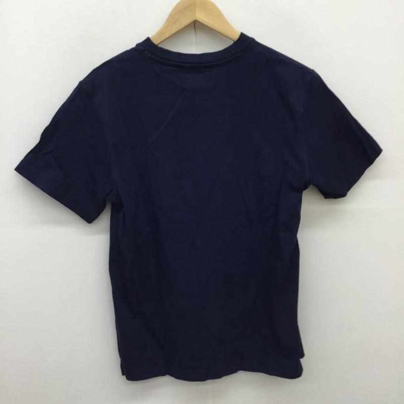 アディダスオリジナルス adidas originals Tシャツ 半袖 TREFOIL TEE S92520 M ロゴ、文字 紺 / ネイビー / メンズ USED 古着 中古 10065032