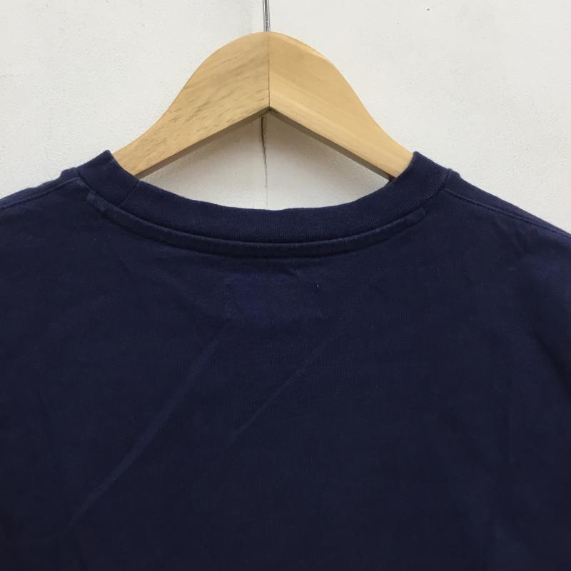 アディダスオリジナルス adidas originals Tシャツ 半袖 TREFOIL TEE S92520 M ロゴ、文字 紺 / ネイビー / メンズ USED 古着 中古 10065032