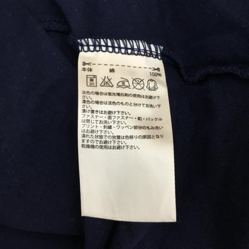 アディダスオリジナルス adidas originals Tシャツ 半袖 TREFOIL TEE S92520 M ロゴ、文字 紺 / ネイビー / メンズ USED 古着 中古 10065032