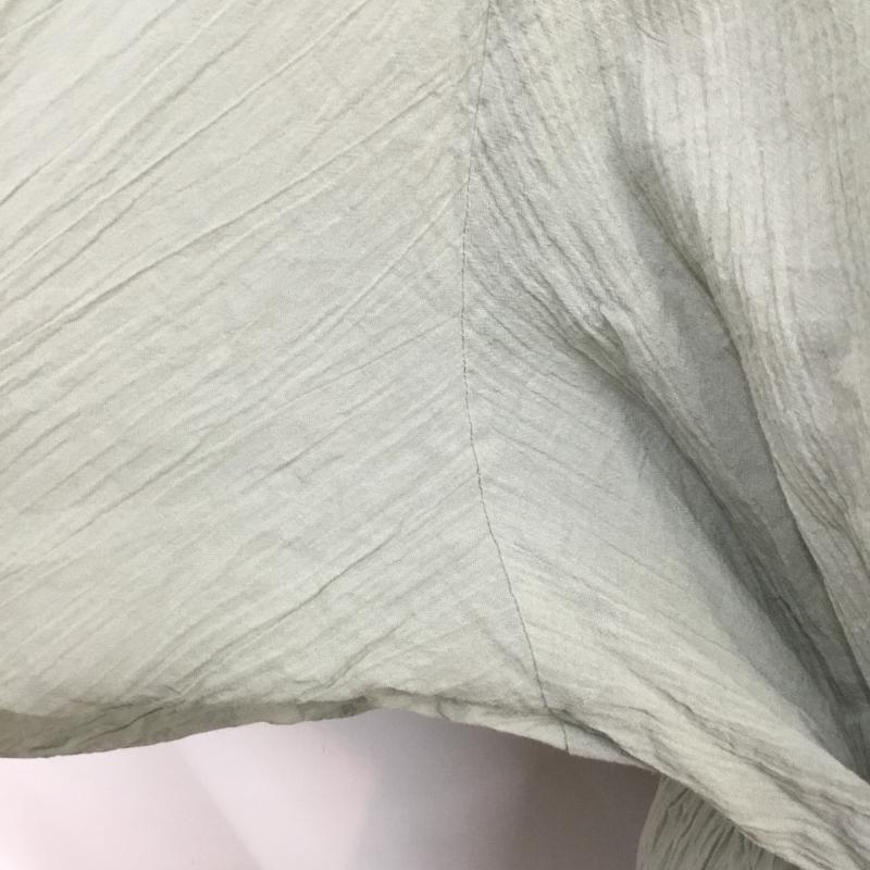 ローリーズファーム LOWRYS FARM シャツ、ブラウス 長袖 FREE 無地 薄緑 / ライトグリーン / レディース USED 古着 中古 10065033