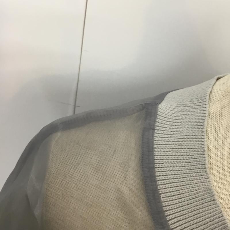 アズノゥアズピンキー AS KNOW AS PINKY カットソー 長袖 無地 灰 / グレー / レディース USED 古着 中古 10065143